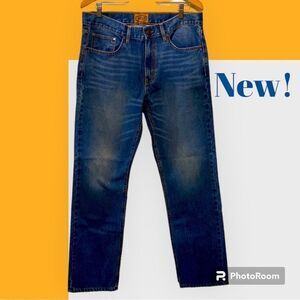 Gibson regular fit 5 pocket light denim W34xL34 brand new